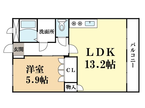 リバーサイドヤマブキの物件間取画像